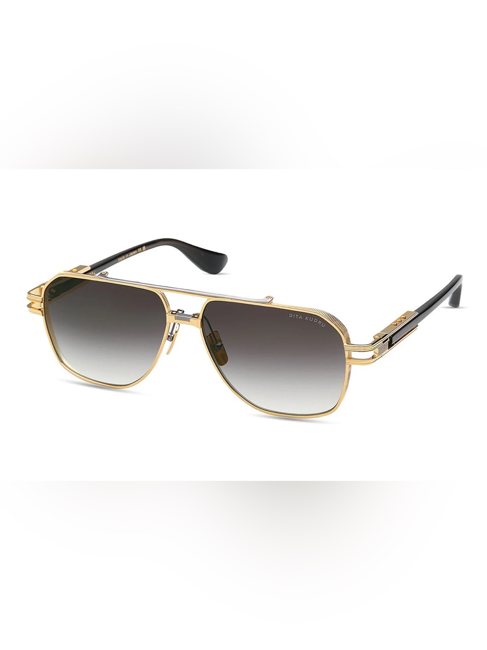 DITA Kudru Gold Frame Sunglasses with Gradient Gray to Clear Lenses BNIB